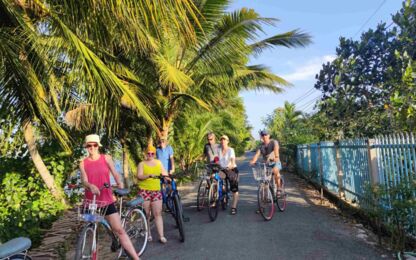 Bicycle Activity on a Mekong Delta Tour: Important Notes for Foreign Travelers